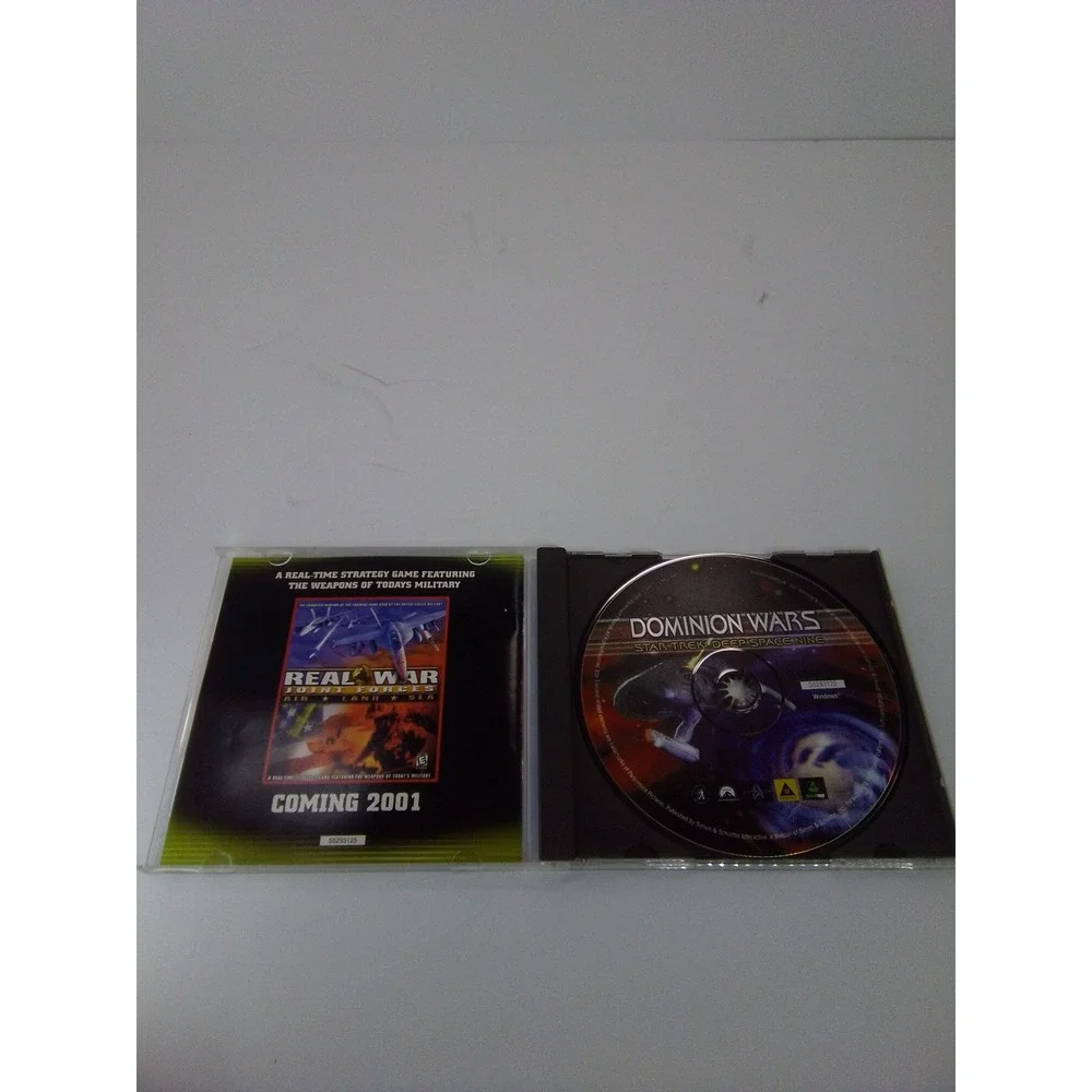 Star Trek Deep Space Nine PC Game Lot Dominion Wars & The Fallen Windows Used